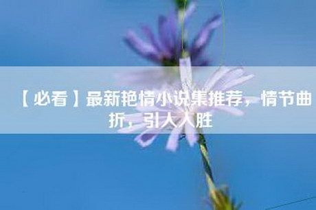 【必看】最新艳情小说集推荐，情节曲折，引人入胜