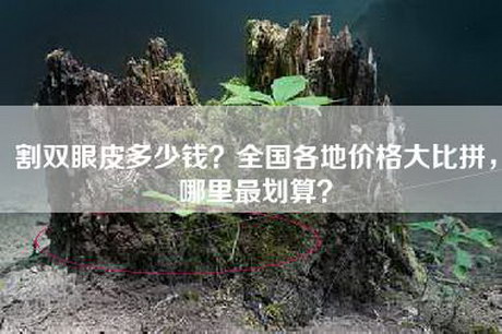 割双眼皮多少钱？全国各地价格大比拼，哪里最划算？