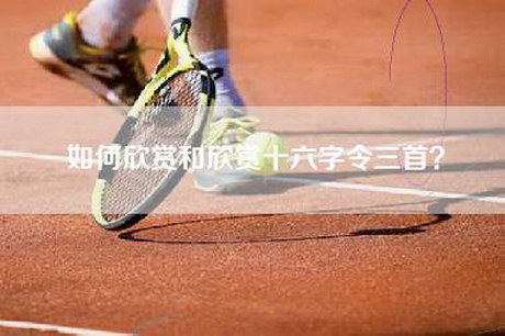 如何欣赏和欣赏十六字令三首？