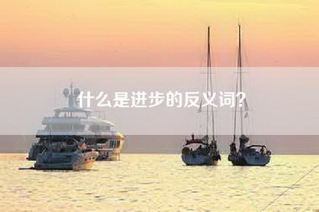 什么是进步的反义词？