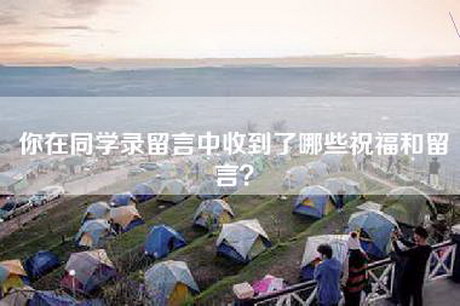 你在同学录留言中收到了哪些祝福和留言？