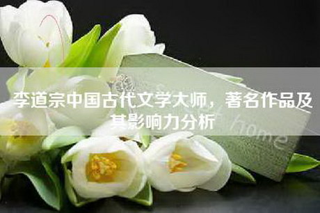李道宗中国古代文学大师，著名作品及其影响力分析