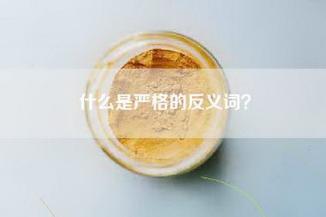 什么是严格的反义词？