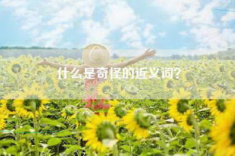 什么是奇怪的近义词？