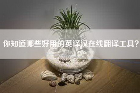 你知道哪些好用的英译汉在线翻译工具？