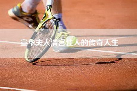 宣华夫人清宫佳人的传奇人生