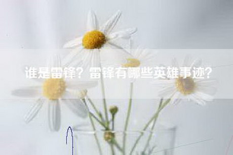 谁是雷锋？雷锋有哪些英雄事迹？