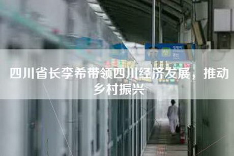 四川省长李希带领四川经济发展，推动乡村振兴