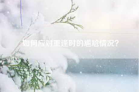 如何应对重逢时的尴尬情况？