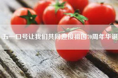 五一口号让我们共同迎接祖国70周年华诞