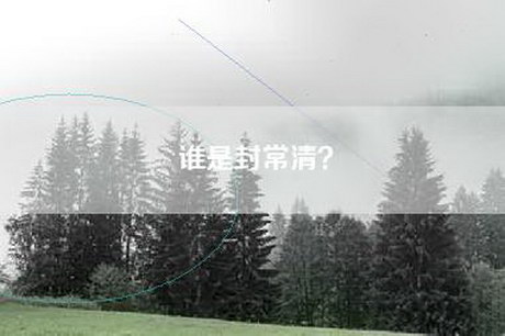 谁是封常清？