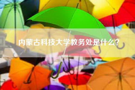 内蒙古科技大学教务处是什么？