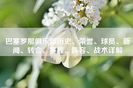 巴塞罗那俱乐部历史、荣誉、球员、新闻、转会、赛程、阵容、战术详解