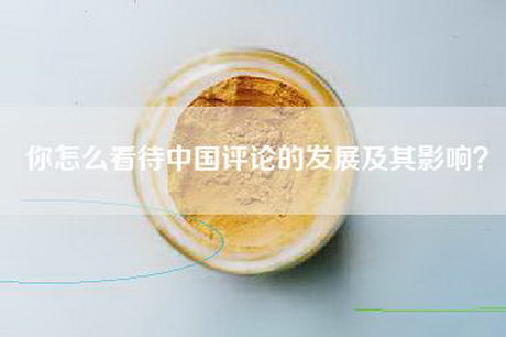 你怎么看待中国评论的发展及其影响？
