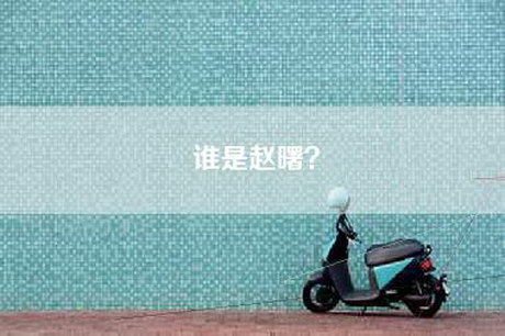 谁是赵曙？