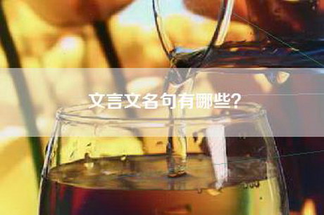 文言文名句有哪些？