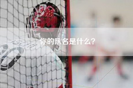 你的队名是什么？