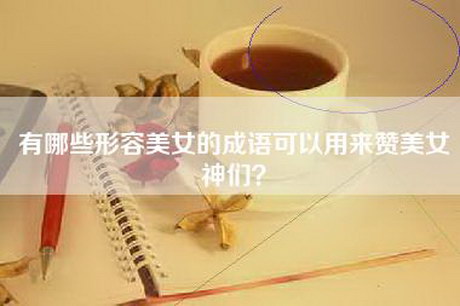 有哪些形容美女的成语可以用来赞美女神们？