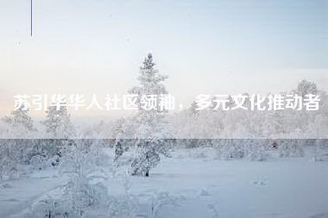 苏引华华人社区领袖，多元文化推动者