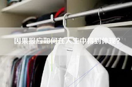 因果报应如何在人生中得到体现？