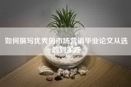 如何撰写优秀的市场营销毕业论文从选题到实践 如何撰写优秀的市场营销毕业论文从选题到实践