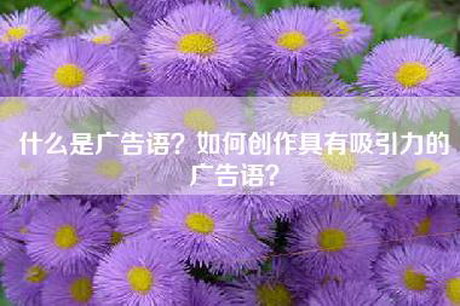什么是广告语？如何创作具有吸引力的广告语？