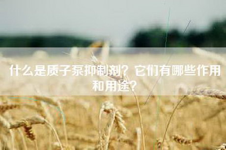 什么是质子泵抑制剂？它们有哪些作用和用途？