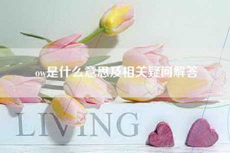 ow是什么意思及相关疑问解答
