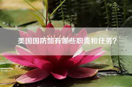 美国国防部有哪些职责和任务？