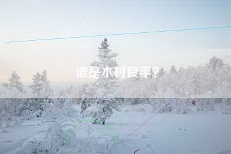 谁是木村良平？