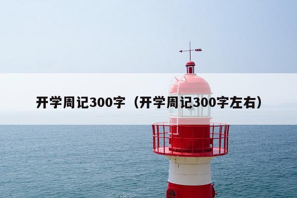 开学周记300字（开学周记300字左右）