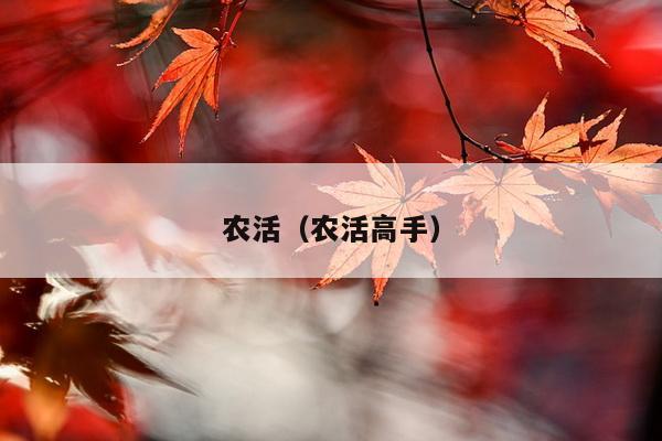 农活（农活高手）